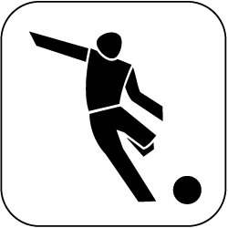 Piktogramm Fußball