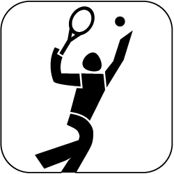 Piktogramm Tennis